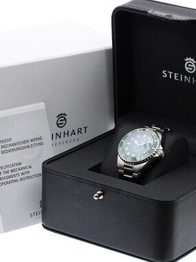 Steinhart Ocean One 39 Double Green 103-1065 Date Automatic Men's Watch_972982